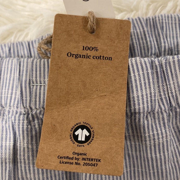 NWT Newbie Infant Striped Blue Pants with
Elastic waist and cuffs. 9-12 months - Picture 10 of 10